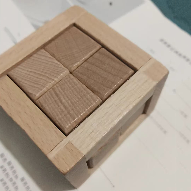 Woodworking Hobby - Educational Disentanglement Toys Interlocking Puzzle Cube