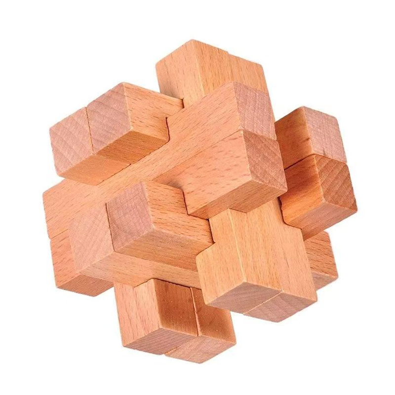 Woodworking Hobby - Wooden Brain Teaser for Adults Kids