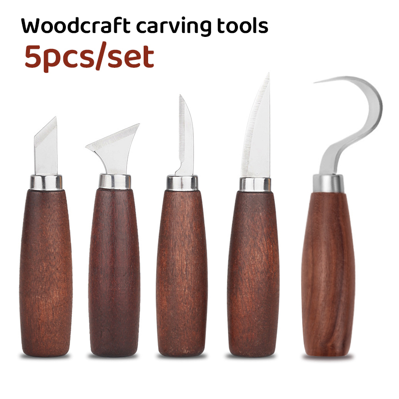 5pcs tools for wood carving Ch - Woodworking Knife 评论和价格