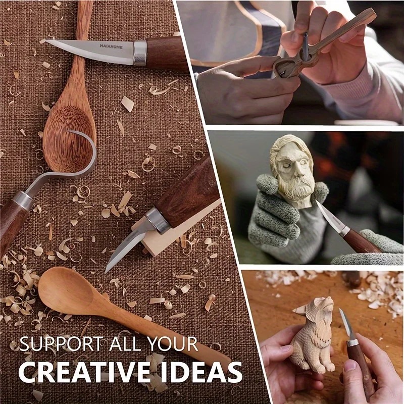 5pcs tools for wood carving Ch - Woodworking Knife 评论和价格
