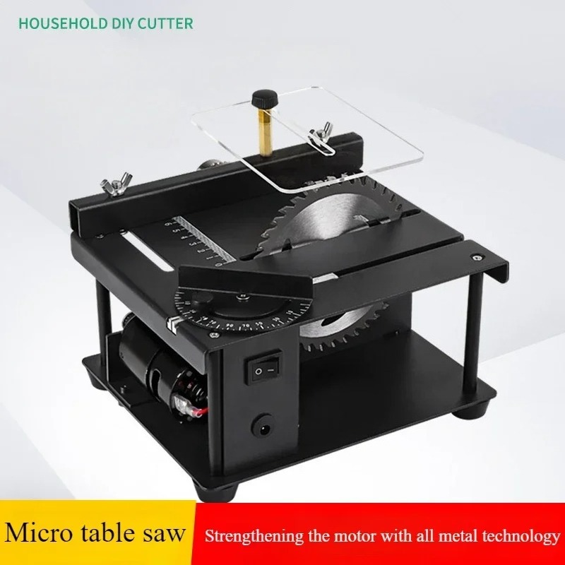 Micro Small Table Saw DIY Wood - Woodworking Electric Saw 评论和价格