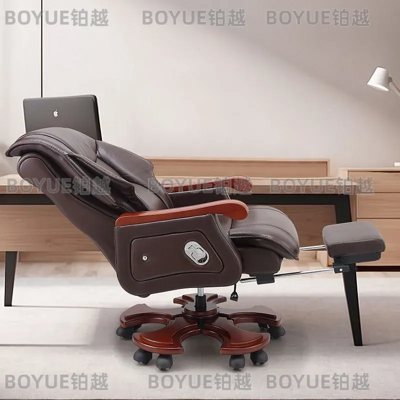 Executive Leather Office Chair - Woodworking Desk Chair 评论和价格