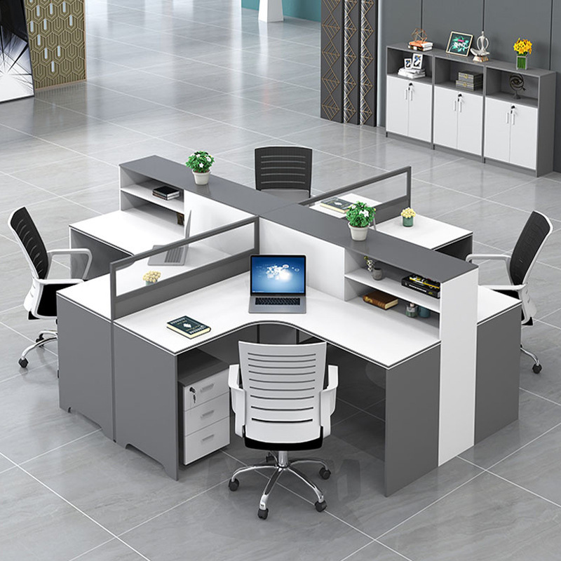 Modern Simple 4/6 Staff Desk T - Woodworking Desk Chair 评论和价格