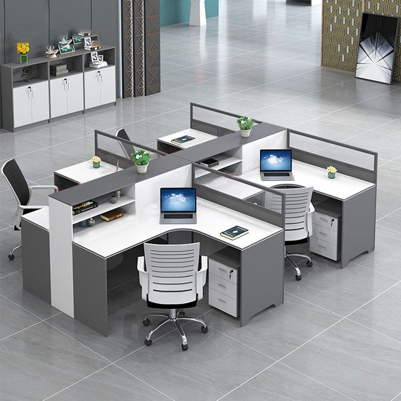 Modern Simple 4/6 Staff Desk T - Woodworking Desk Chair 评论和价格