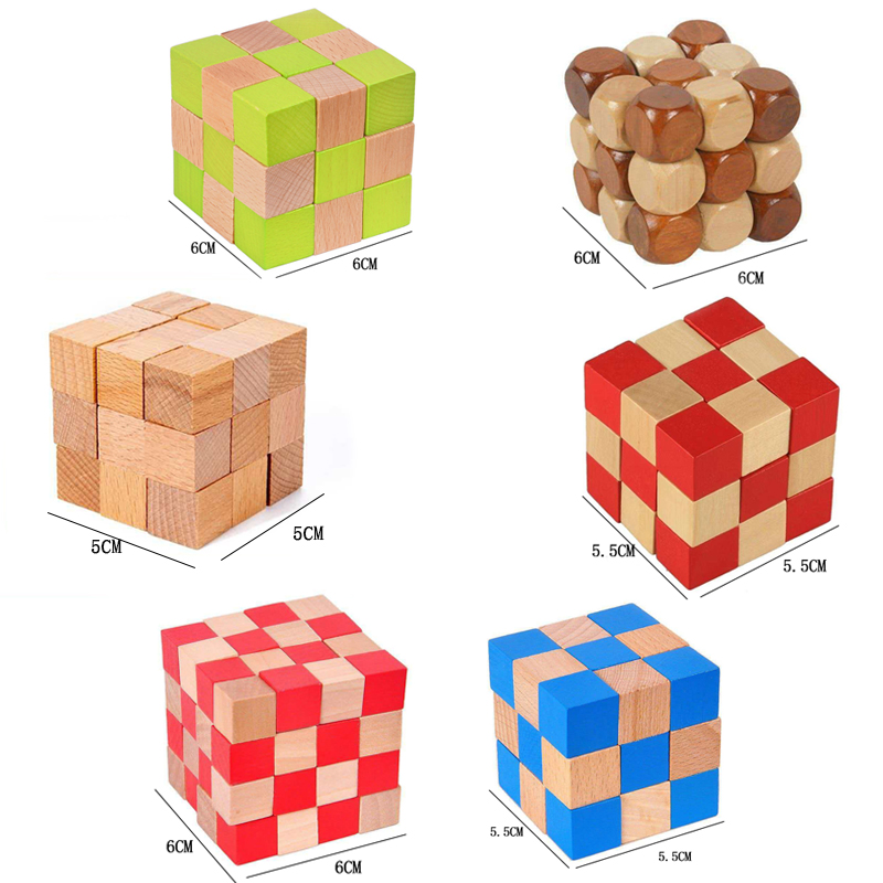Square Snake Cube Wooden Brain - Woodworking Hobby 评论和价格