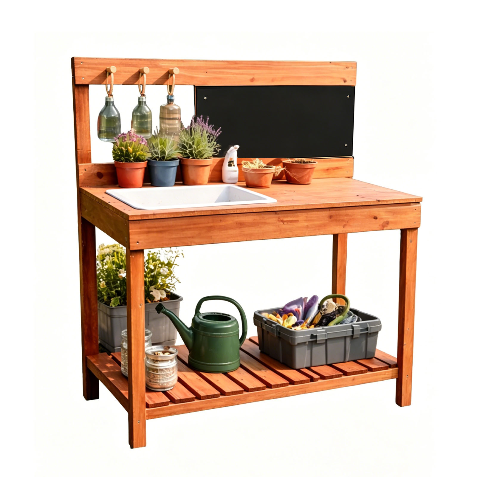 Wooden Potting Benches For Chi - Workbench Woodworking 评论和价格
