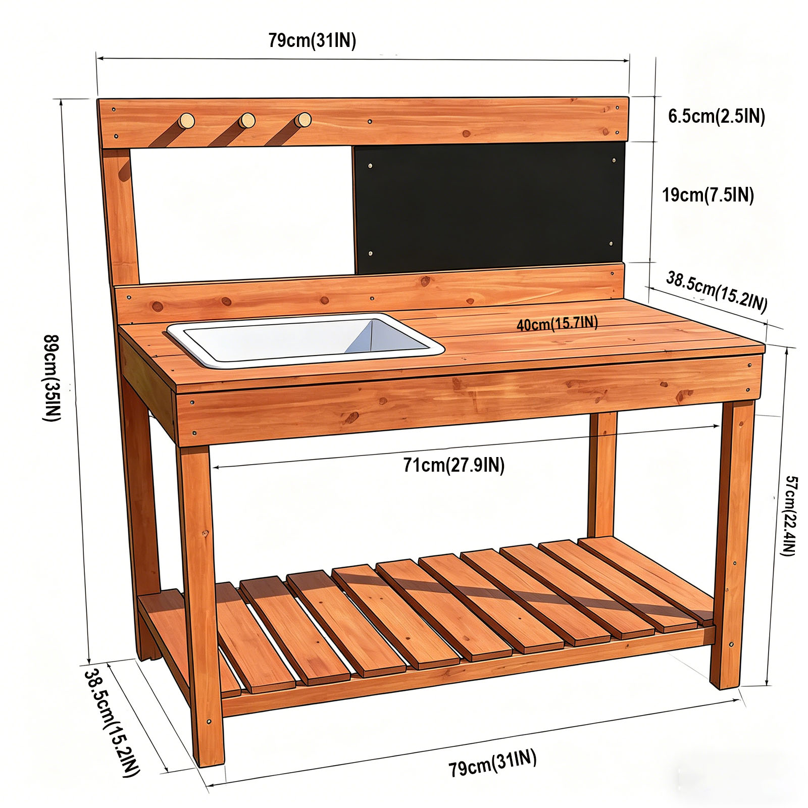Wooden Potting Benches For Chi - Workbench Woodworking 评论和价格