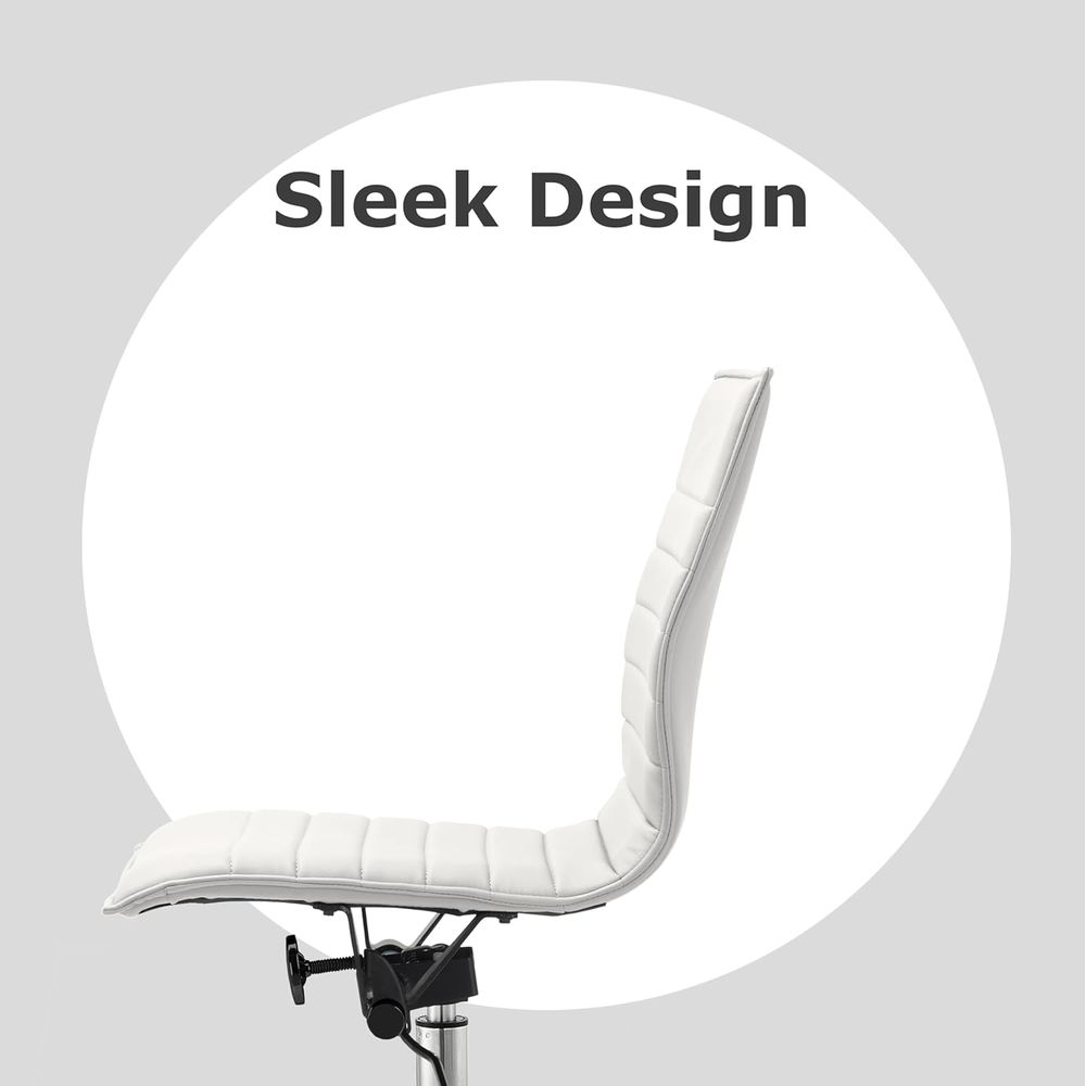 Padded PU Leather Desk Chair w - Woodworking Desk Chair 评论和价格