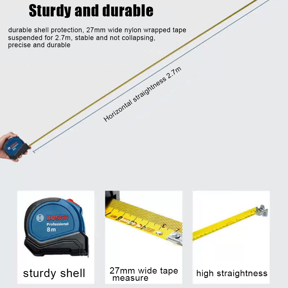 Bosch 8M Magnetic Steel Tape M - Woodworking Definition 评论和价格