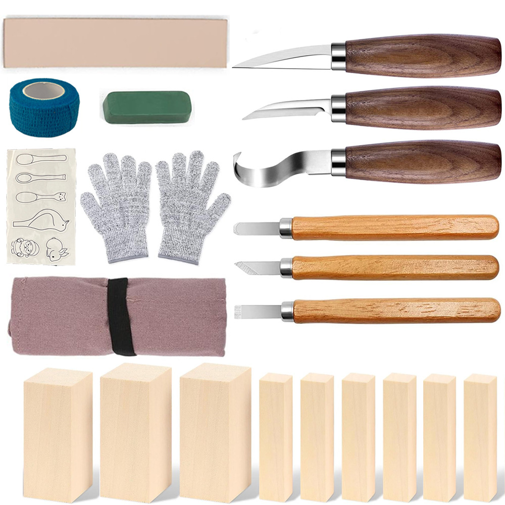 Carving Knife Gift Box Set 21- - Woodworking Knife 评论和价格