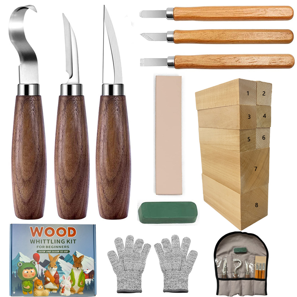 Carving Knife Gift Box Set 21- - Woodworking Knife 评论和价格