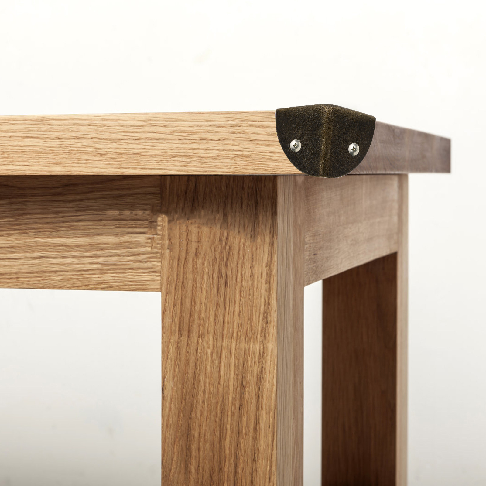 20Pcs Retro Alloy Corner Brace - Woodworking Desk Chair 评论和价格
