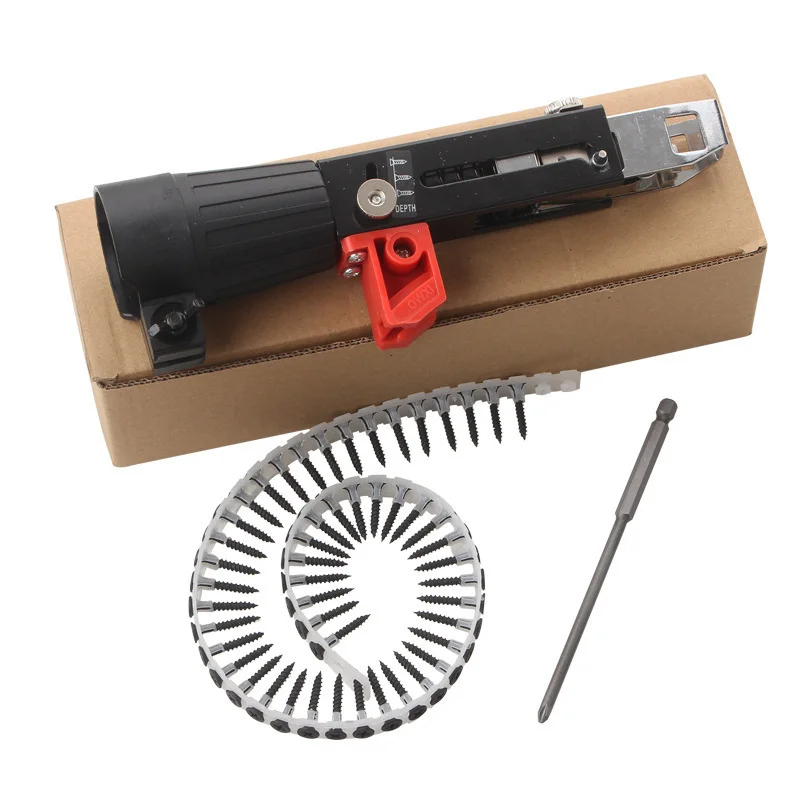 Auto Feed Chain Belt Screw Gun - Woodworking Nail Gun 评论和价格