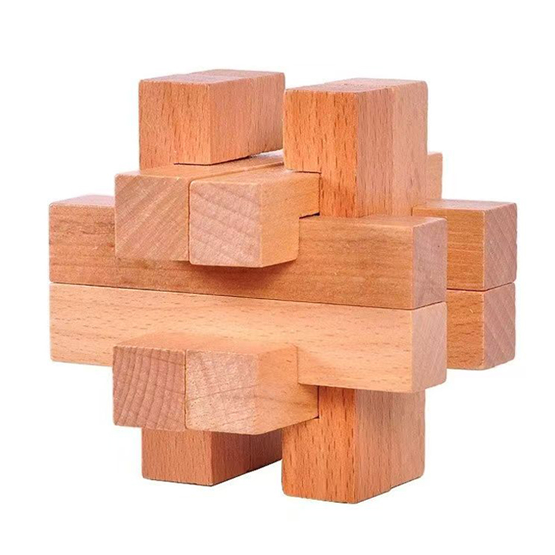 Wooden Brain Teaser for Adults - Woodworking Hobby 评论和价格