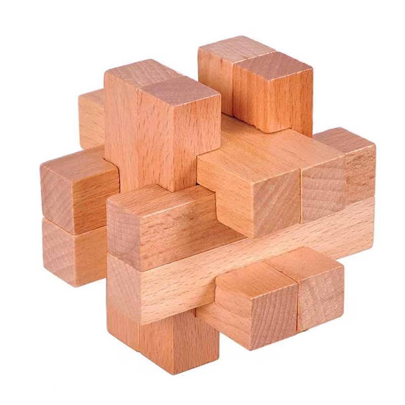Wooden Brain Teaser for Adults - Woodworking Hobby 评论和价格