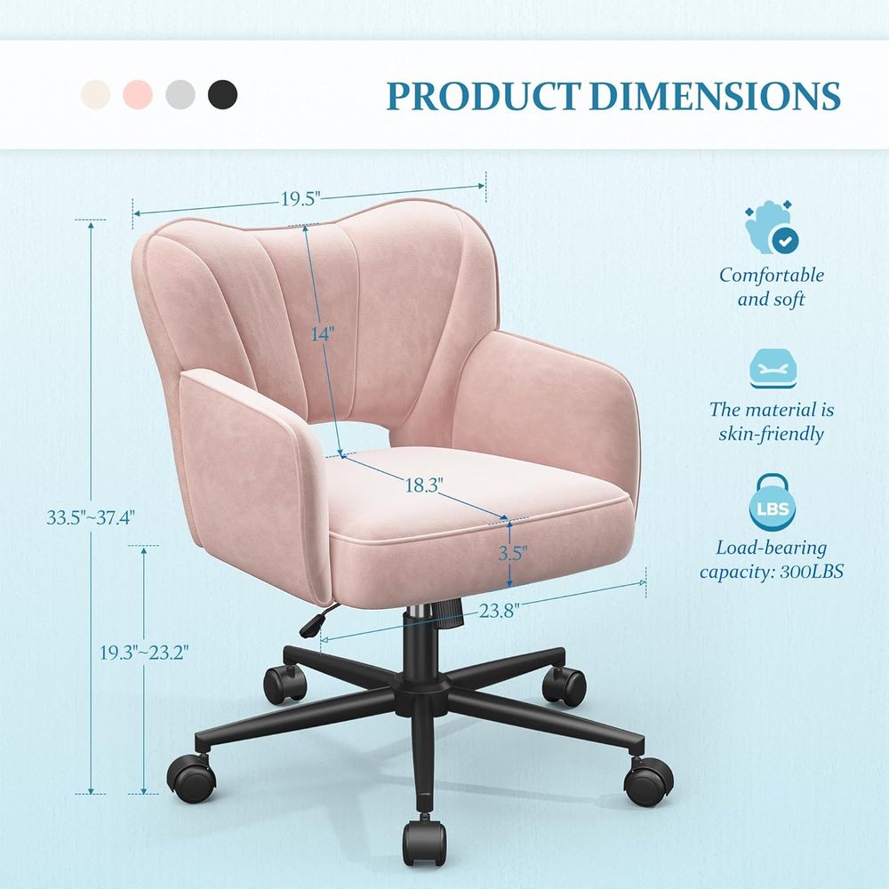 Adjustable Height Pink Desk Ch - Woodworking Desk Chair 评论和价格