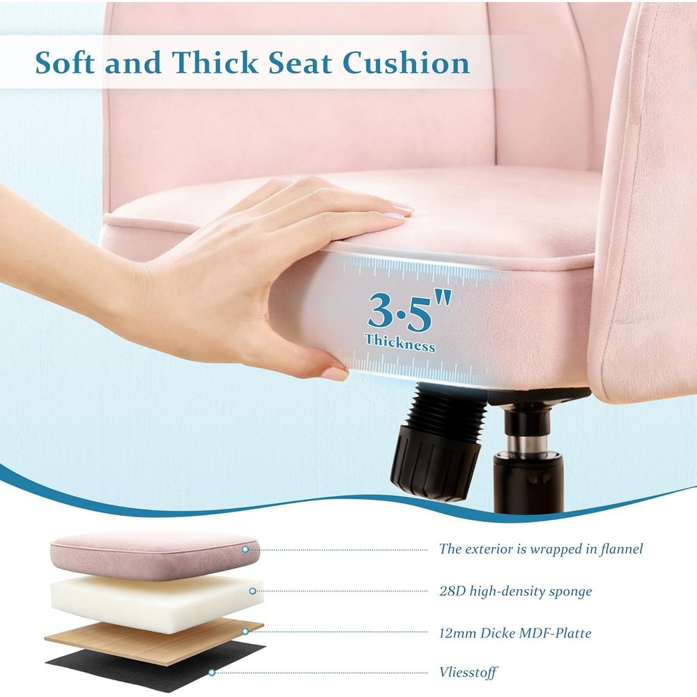 Adjustable Height Pink Desk Ch - Woodworking Desk Chair 评论和价格