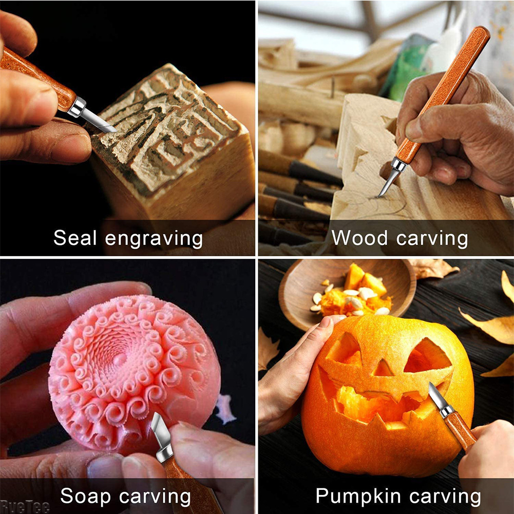12Pcs SK2 Woodworking Carving  - Woodworking Knife 评论和价格