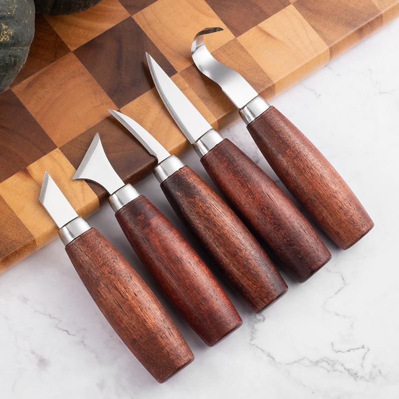 New 5pcs Tools For Wood Carvin - Woodworking Knife 评论和价格
