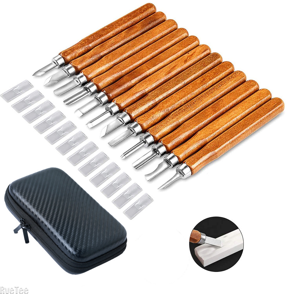 12Pcs SK2 Woodworking Carving  - Woodworking Knife 评论和价格